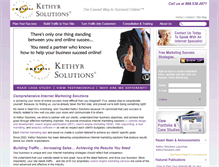 Tablet Screenshot of kethyrsolutions.com